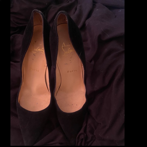 Christian Louboutin “So Kate” Black Suede Pump, 37 main image 0